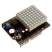 写真：※在庫限り※Arduino用ドットマトリクスLED&マイクシールド作成キット（AS-E403）：組立て例