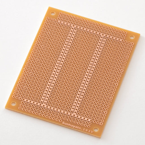 写真：小型ユニバーサル基板（紙フェノール片面／72×95×1.6t）（ICB-293V）：本体外観