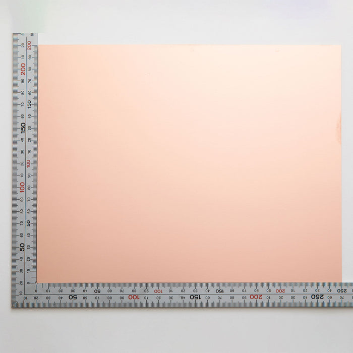 写真：銅張積層基板（カット基板）（紙フェノール片面／200×250×1.6t）（No.17）：銅箔面