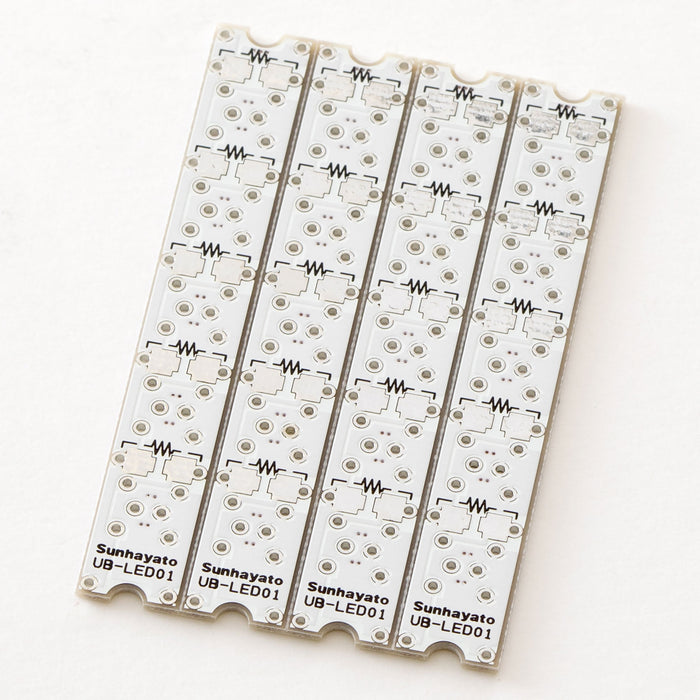 UB-LED01　LEDスティック基板（5連並列接続タイプ）の使い方