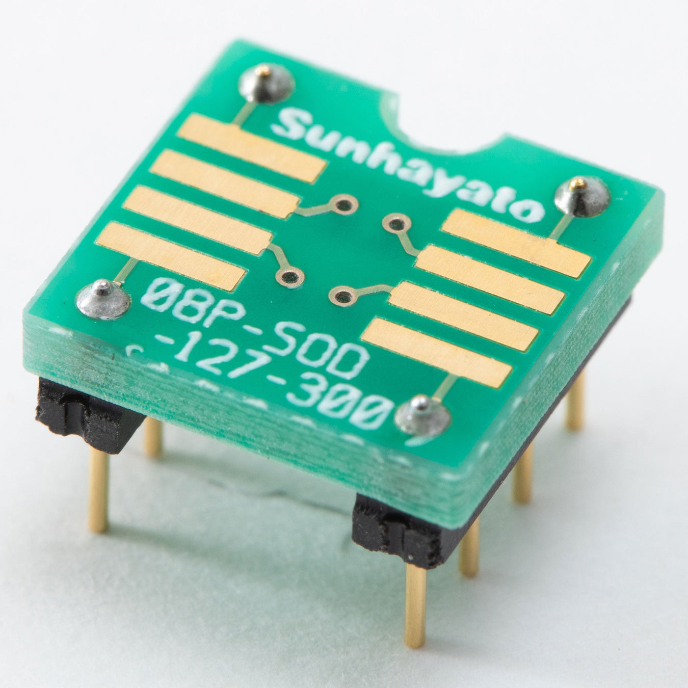 写真：変換アダプター（1.27mmピッチ／8ピン）（08P-SOD-127-300）：本体外観