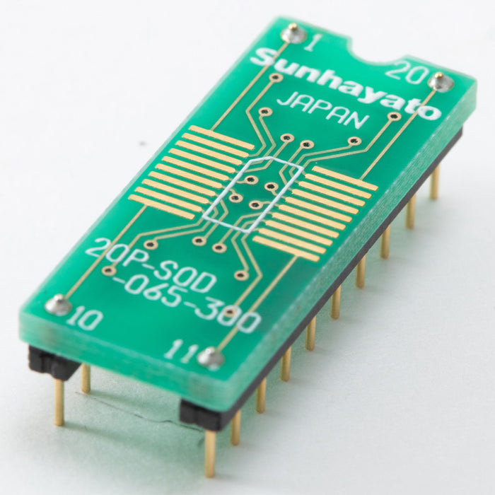 変換アダプター（0.65mmピッチ／20ピン）（20P-SOD-065-300