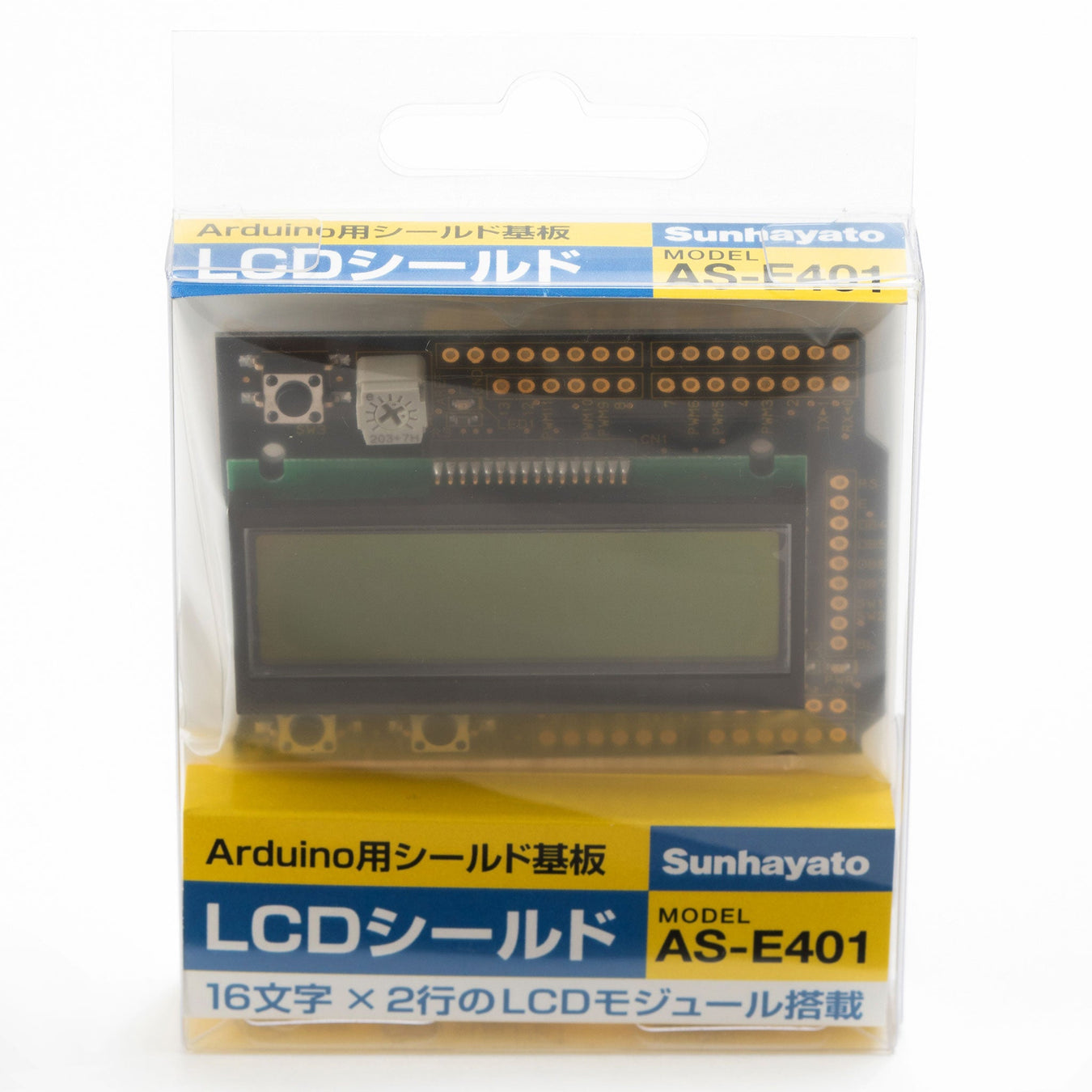 写真：※在庫限り※Arduino用LCDシールド（AS-E401）：商品外観