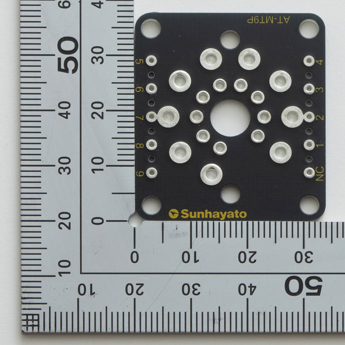 写真：※販売終了※真空管ピッチ変換基板（AT-MT9P）：はんだ面