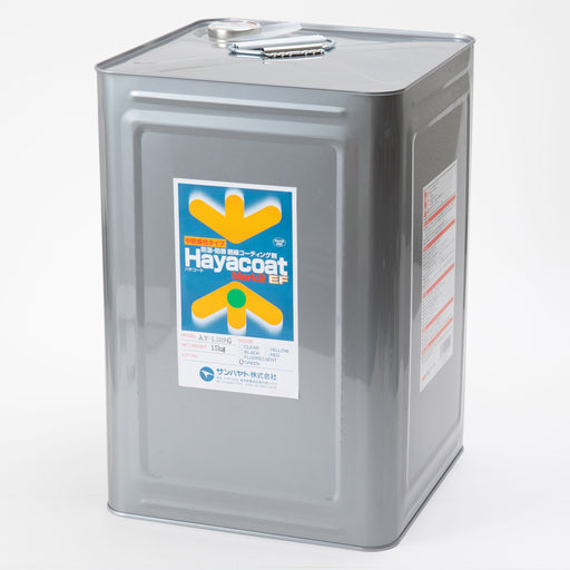 写真：中乾燥性タイプ ハヤコート Mark2 EF（原液タイプ／緑色／15kg）（AY-L1510G）：本体外観