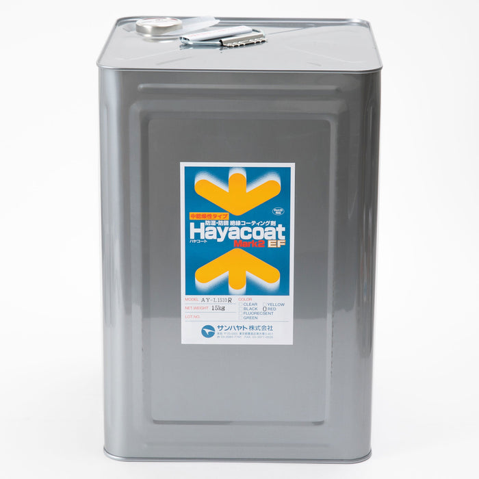 写真：中乾燥性タイプ ハヤコート Mark2 EF（原液タイプ／赤色／15kg）（AY-L1510R）：正面