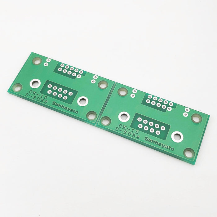 写真：D-subコネクタ変換用基板（9ピン用）（CK-10）：本体外観