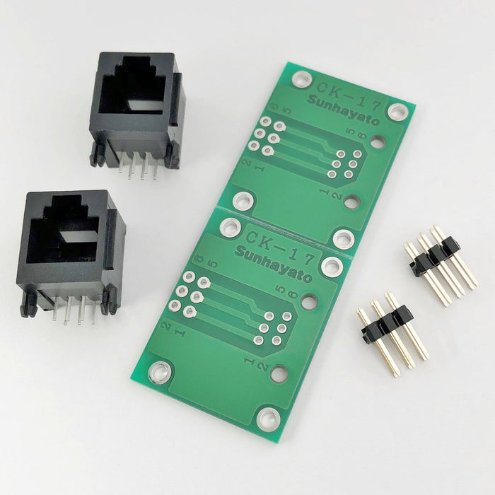 写真：モジュラー用変換基板（モジュラー66タイプ）（CK-17）：内容物