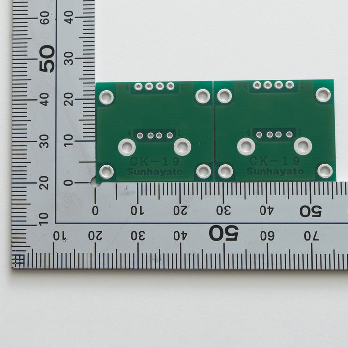 写真：USB用変換基板（USB　Aタイプ／メス）（CK-19）：はんだ面
