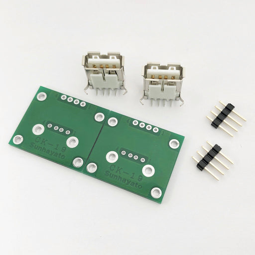 写真：USB用変換基板（USB　Aタイプ／メス）（CK-19）：内容物