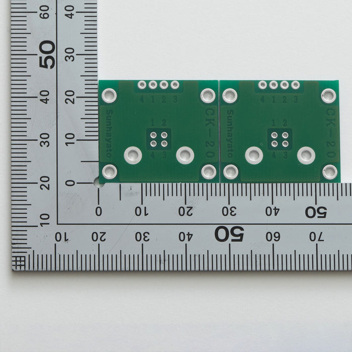 写真：※在庫限り※USB用変換基板（USB　Bタイプ／メス）（CK-20）：はんだ面