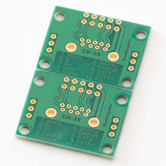 写真：USB用変換基板（USB3.0　Aタイプ／メス）（CK-38）：本体外観