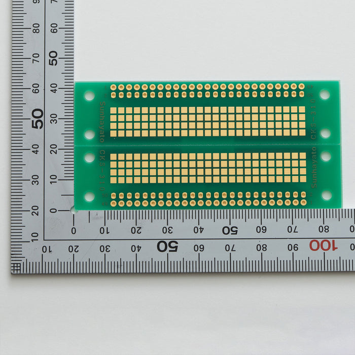 写真：※在庫限り※SMTコネクタ変換用基板（0.3mmピッチ／50ピン）（CKS-310）：はんだ面