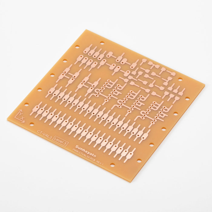 写真：ハンダ付け検定練習基板（CT-VAL3）：本体外観