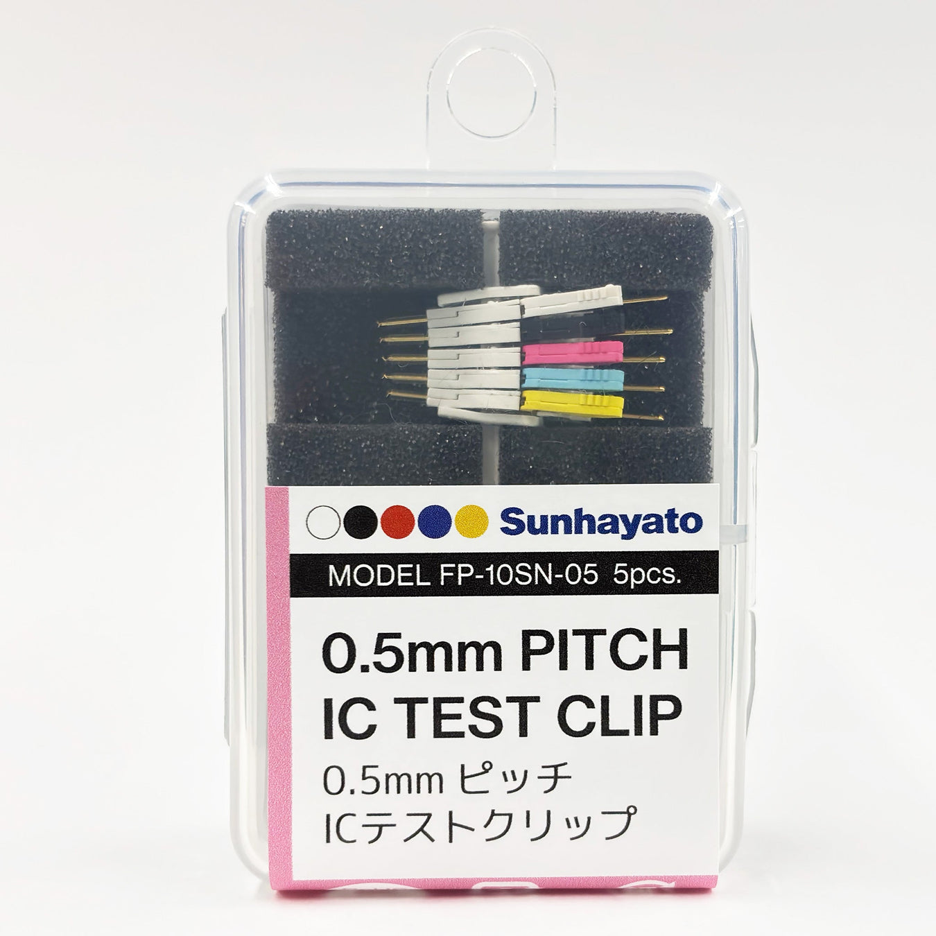 Photo: IC test clip (0.5mm pitch compatible/short type/5 pieces included) (FP-10SN-05): Body exterior