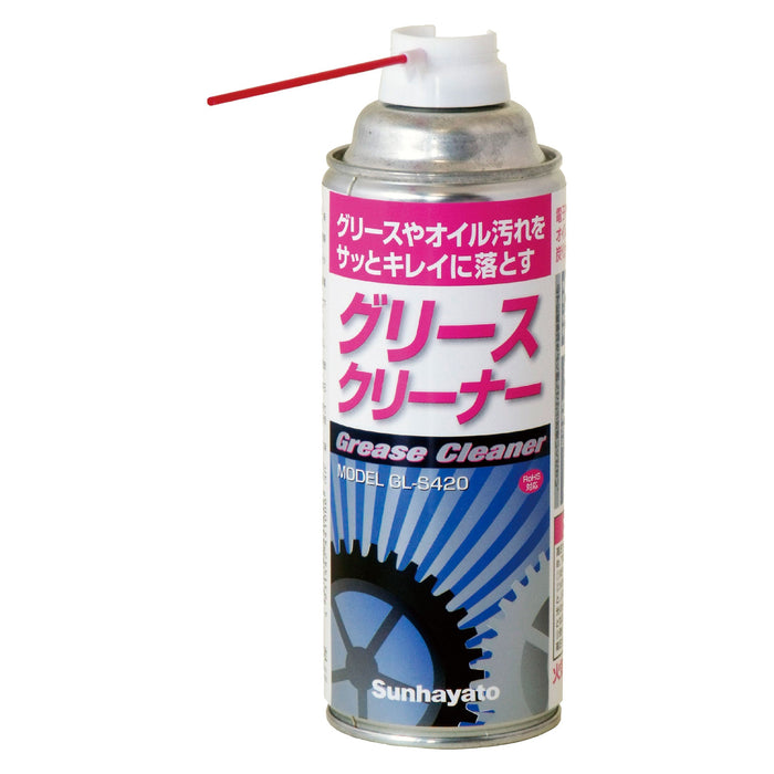 写真：グリースクリーナー（スプレータイプ／265g）（GL-S420）：ノズルをつけた状態