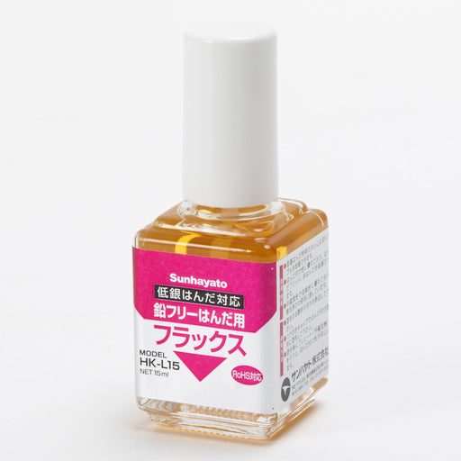 写真：鉛フリーはんだ用フラックス（12g）（HK-L15）：本体外観