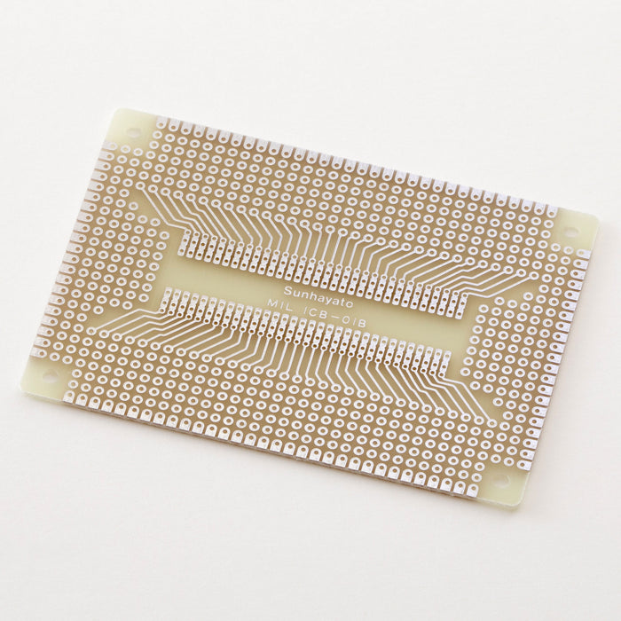 写真：※販売終了※S-DIP IC変換基板（ガラスエポキシ片面／70×98×1.2t）（ICB-01B）：本体外観