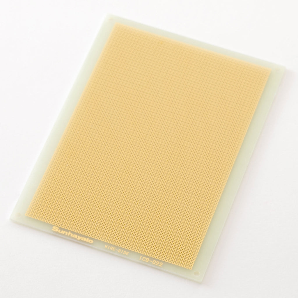 【産業用基板】MD-187 MDC-256 基板 MADE IN JAPAN 2mmピッチ基板（ガラスエポキシ片面／115×160×1.6t）（ICB-022
