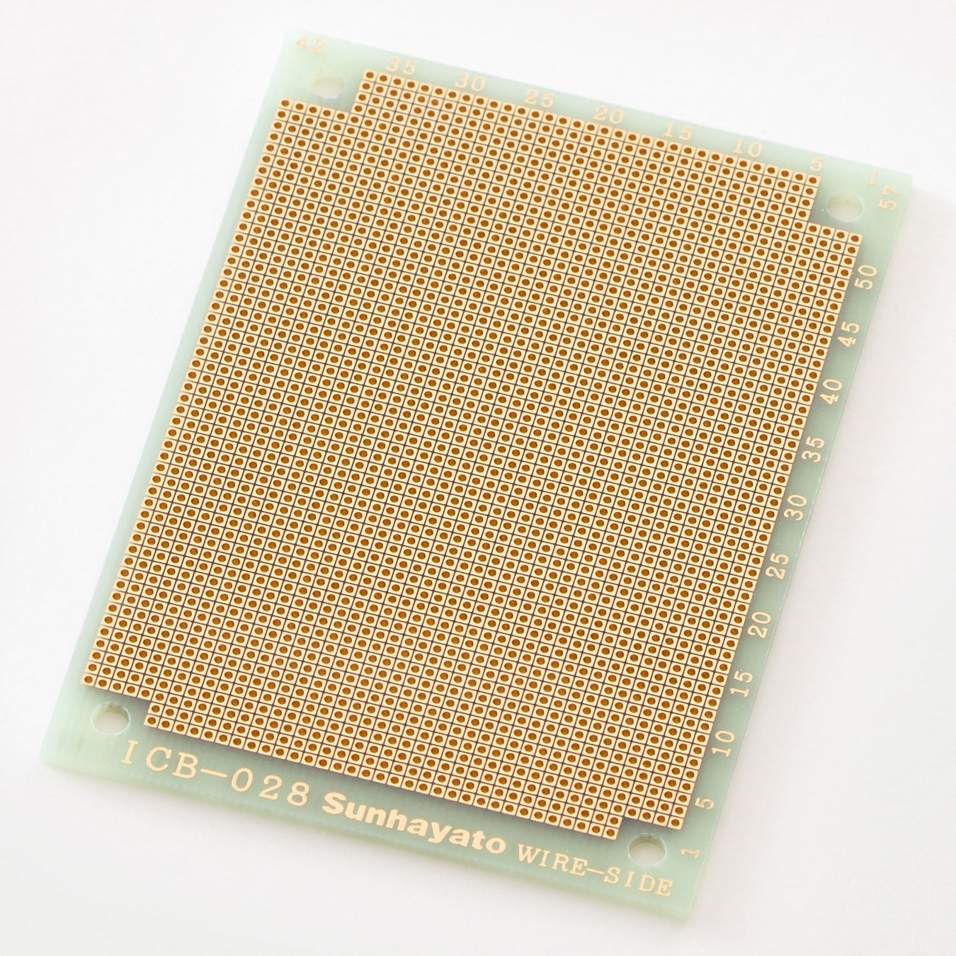 写真：1.27mmピッチ基板（ガラスエポキシ両面／57.5×80×1.6t）（ICB-028）：本体外観