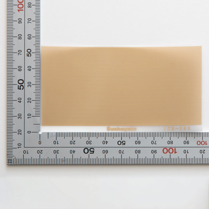 写真：シール基板（0.5mmピッチ／ストレートパターン）（ICB-063）：はんだ面