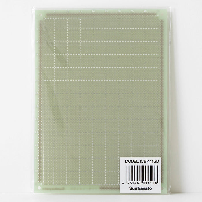 写真：ユニバーサル基板（ガラスエポキシ片面／130×180×1.6t）（ICB-141GD）：商品外観