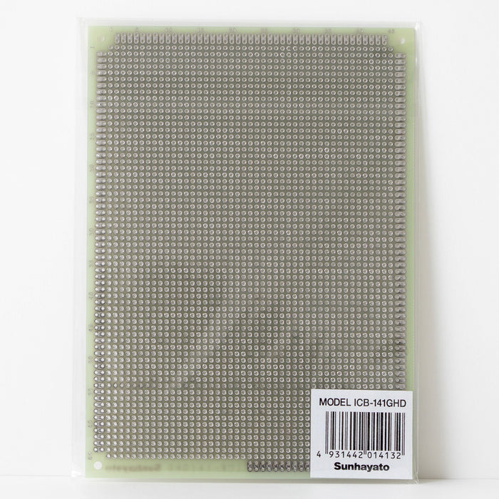 写真：ユニバーサル基板（ガラスエポキシ両面／130×180×1.6t）（ICB-141GHD）：商品外観
