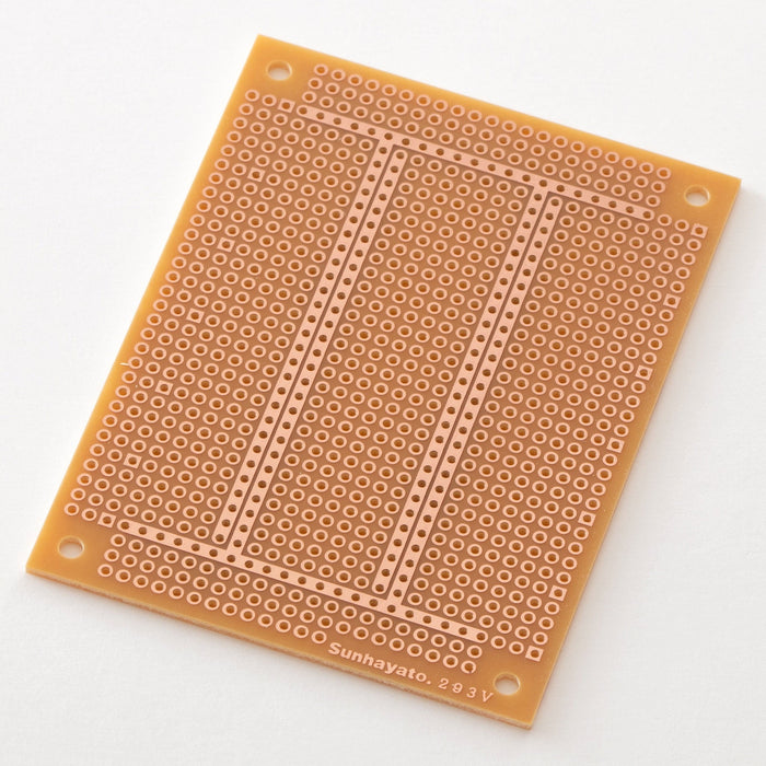 小型ユニバーサル基板（紙フェノール片面／72×95×1.6t）（ICB