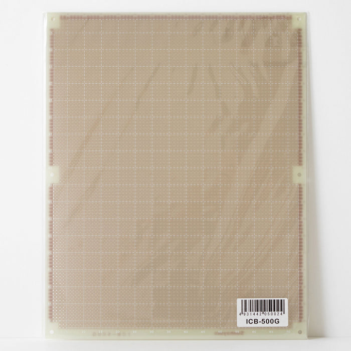 写真：ユニバーサル基板（ガラスエポキシ片面／195×245×1.6t）（ICB-500G）：商品外観