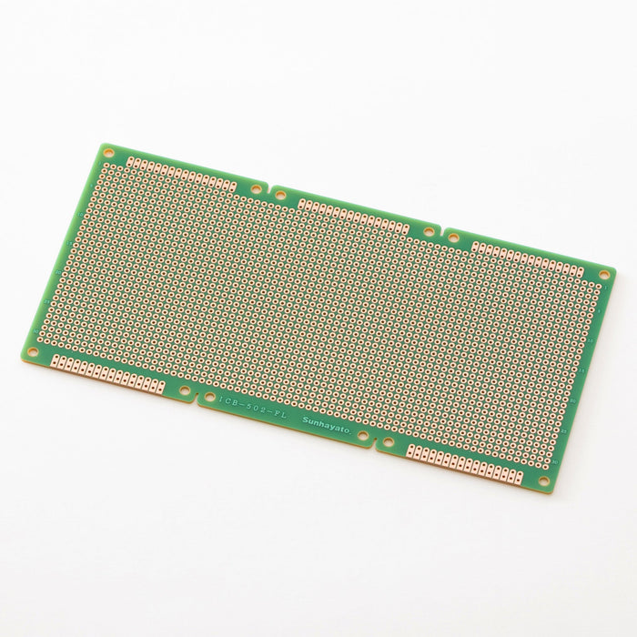 写真：ユニバーサル基板（紙フェノール片面／95×190×1.6t）（ICB-502-FL）：本体外観