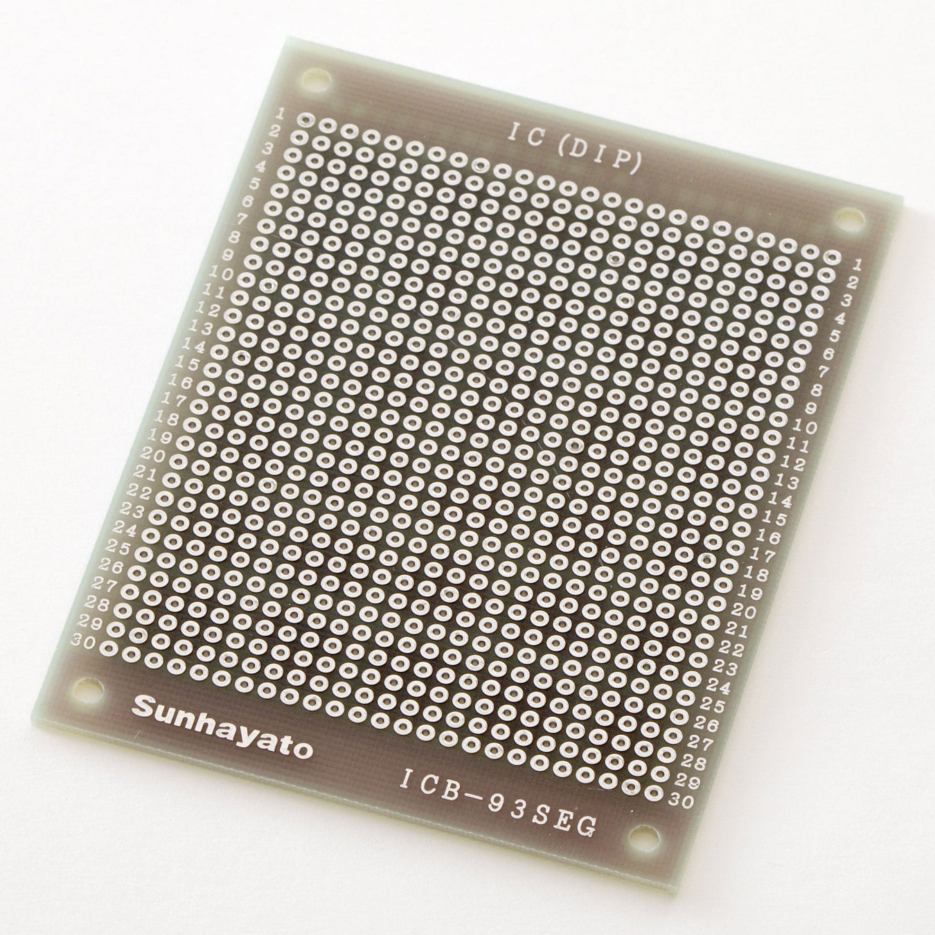 photograph:Small type Universal PCB(Glass epoxy)Double-sided/72 x 95 x 1.6t) (ICB-93SEG): Exterior of the main unit