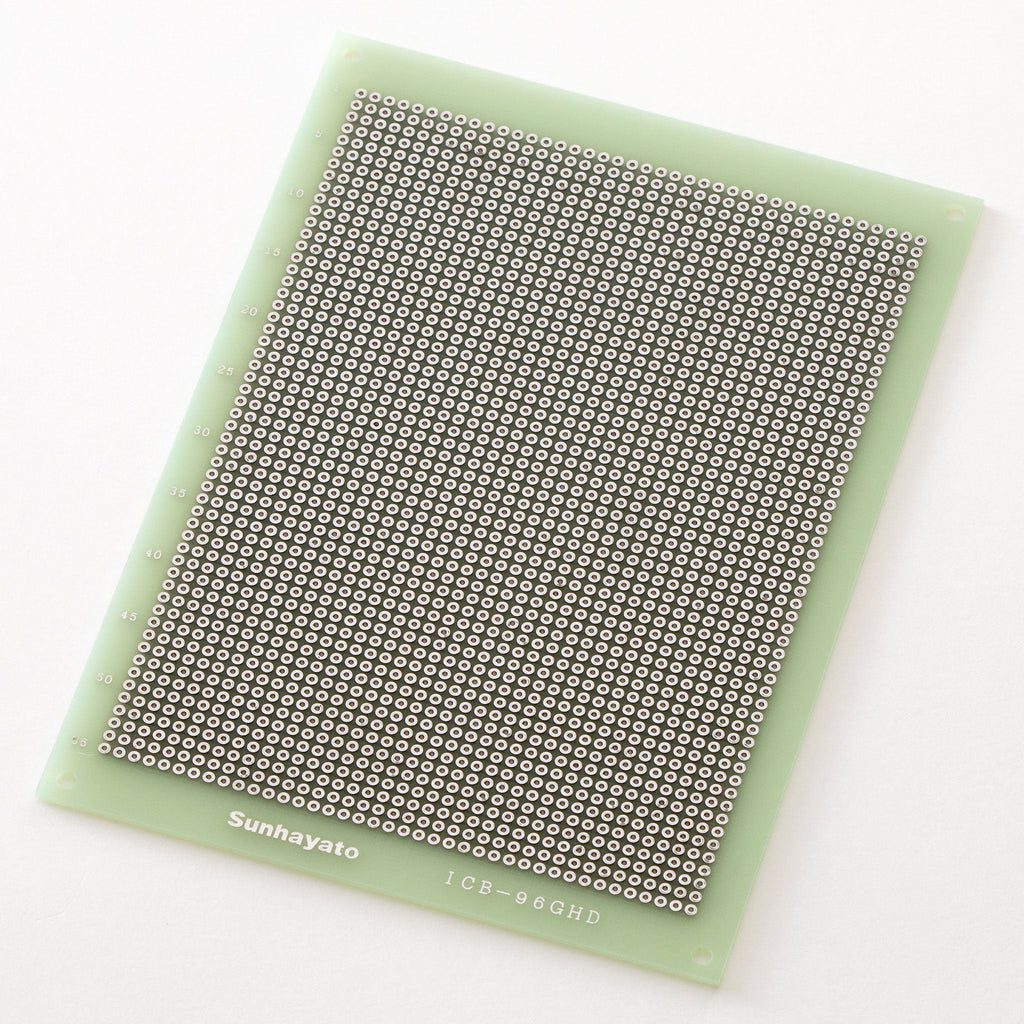 ユニバーサル基板（ガラスエポキシ両面／115×160×1.6t）（ICB-96GHD