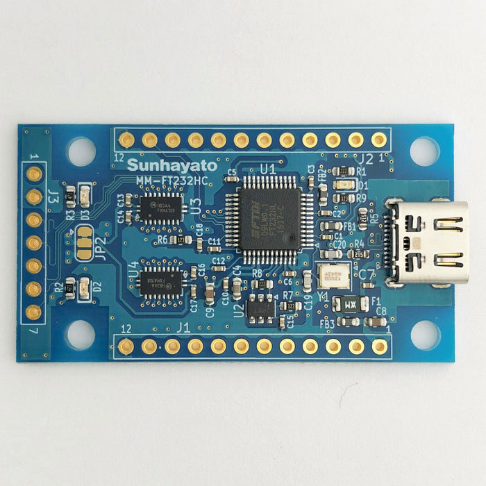 写真：多機能USB変換モジュール（MM-FT232HC）：正面