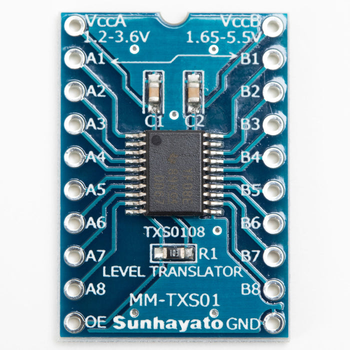 写真：ロジックレベル変換モジュール（MM-TXS01）：正面