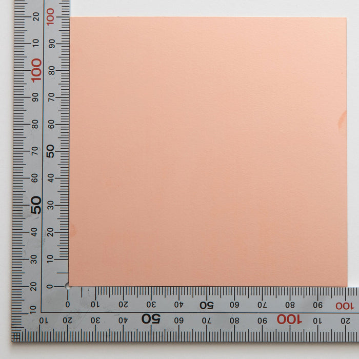 写真：銅張積層基板（カット基板）（紙フェノール片面／100×100×1.6t）（No.11）：銅箔面