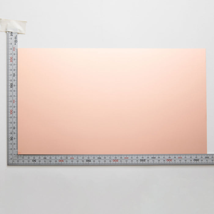 写真：銅張積層基板（カット基板）（紙フェノール片面／200×350×1.6t）（No.19）：銅箔面