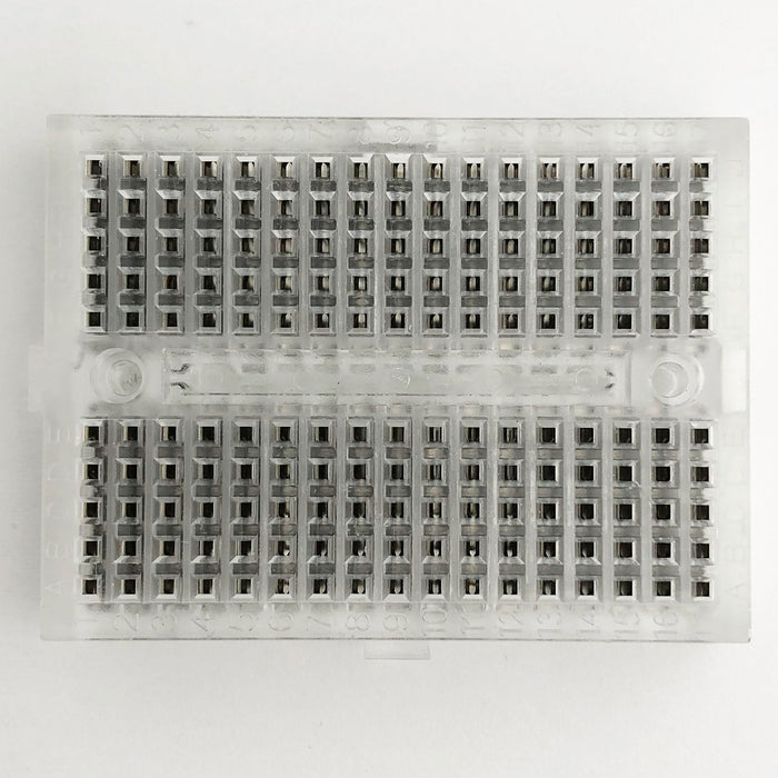 写真：ミニ・ブレッドボード（透明／1個入）（SJB-17CL）：正面