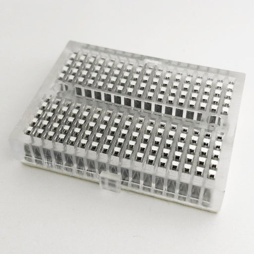 写真：ミニ・ブレッドボード（透明／5個入）（SJB-17CLx5）：本体外観