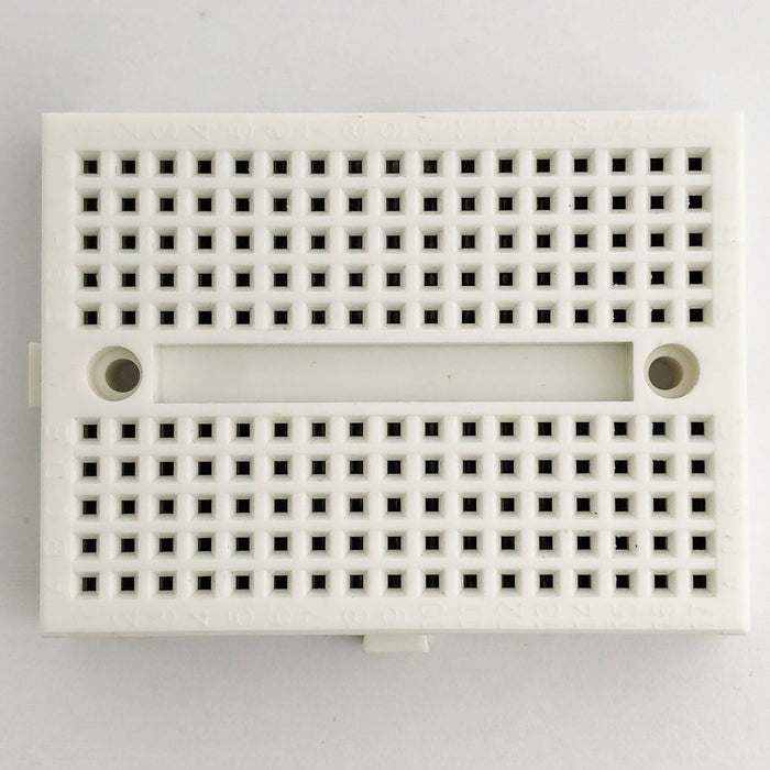 写真：ミニ・ブレッドボード（白色／1個入）（SJB-17WH）：正面