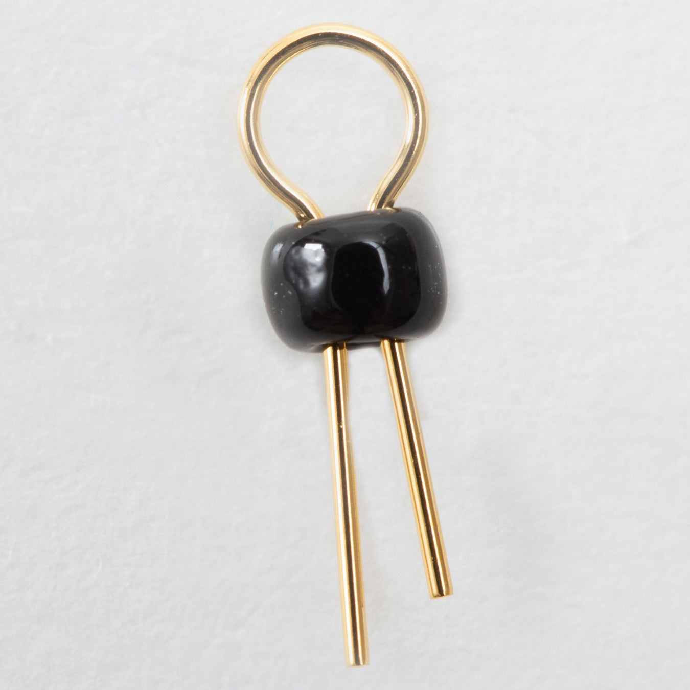 写真：オシロプローブ用チェック端子（黒）（SLC-2-G-KURO）：本体外観