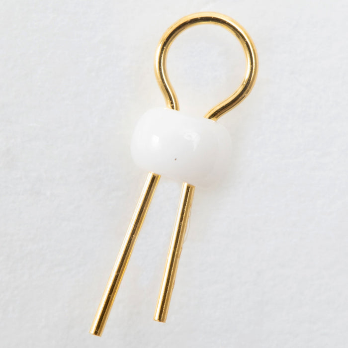 写真：オシロプローブ用チェック端子（白）（SLC-2-G-SIRO）：本体外観