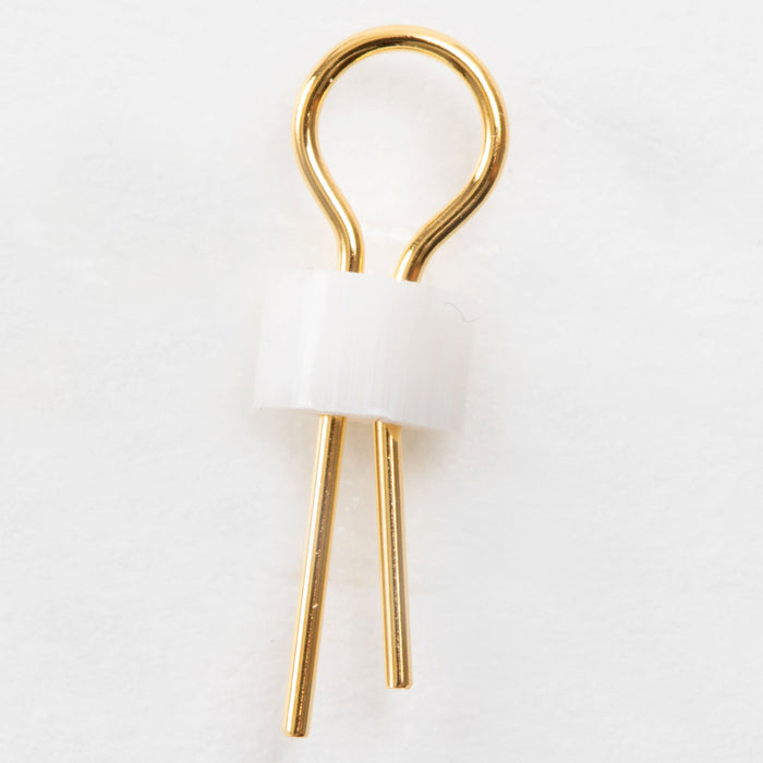 写真：オシロプローブ用チェック端子（白）（SLC-22-G-SIRO）：本体外観