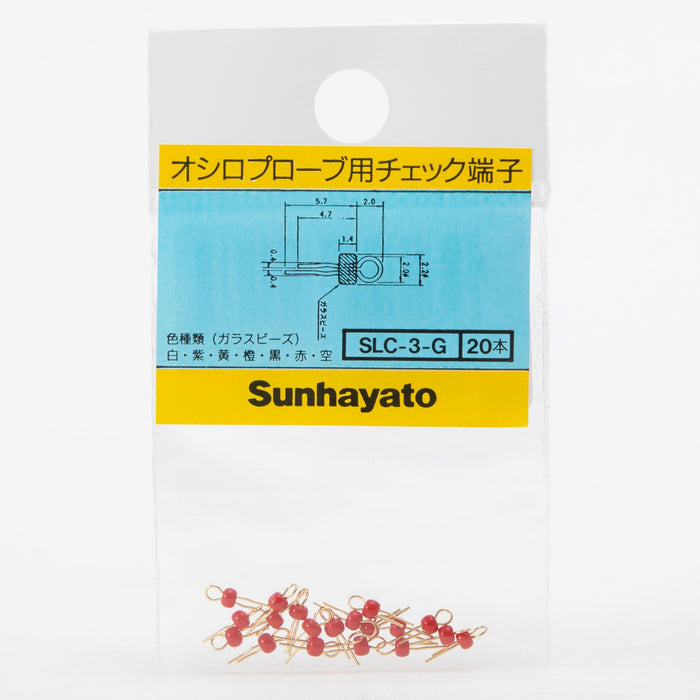 写真：オシロプローブ用チェック端子（赤）（SLC-3-G-AKA）：商品外観