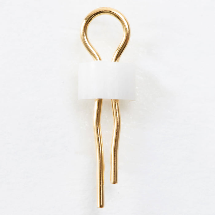 写真：オシロプローブ用チェック端子（白）（SLC-33-G-SIRO）：本体外観