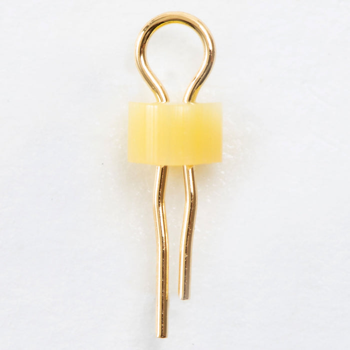 写真：オシロプローブ用チェック端子（黄）（SLC-33-G-KI）：本体外観