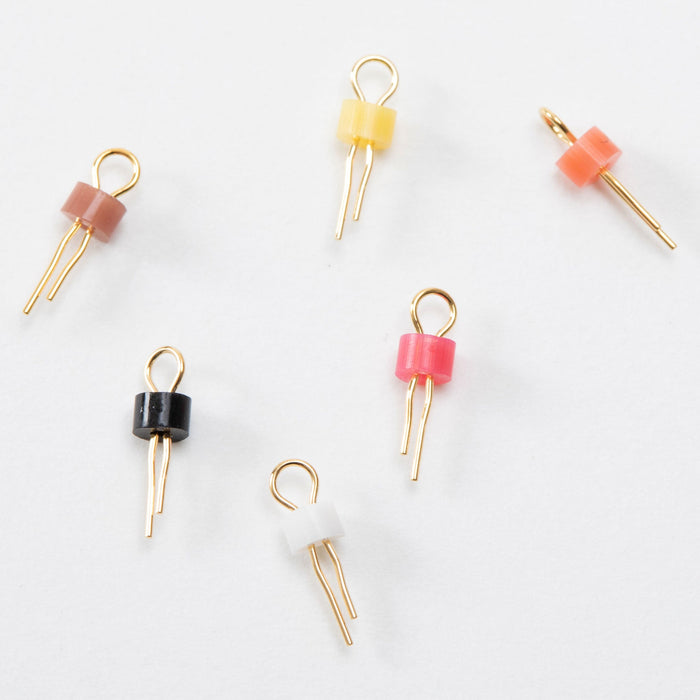 写真：オシロプローブ用チェック端子（黄）（SLC-33-G-KI）：色バリエーション