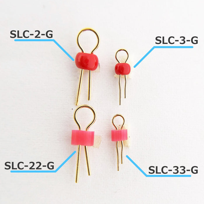 写真：オシロプローブ用チェック端子（紫）（SLC-2-G-MURASAKI）：