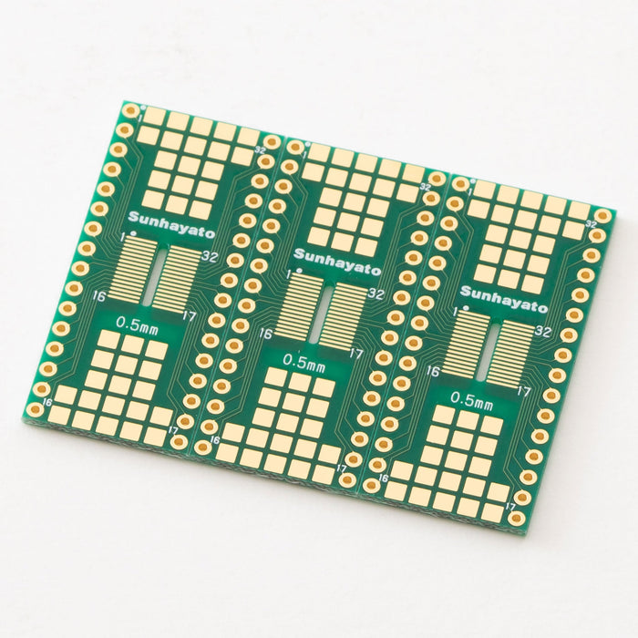 写真：SOP IC変換基板（0.5・0.65mmピッチ／Max.32ピン）（SSP-203）：本体外観VSOP用