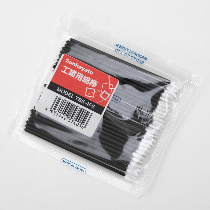 写真：工業用綿棒（綿先：平型）（TBS-4FS）：商品外観