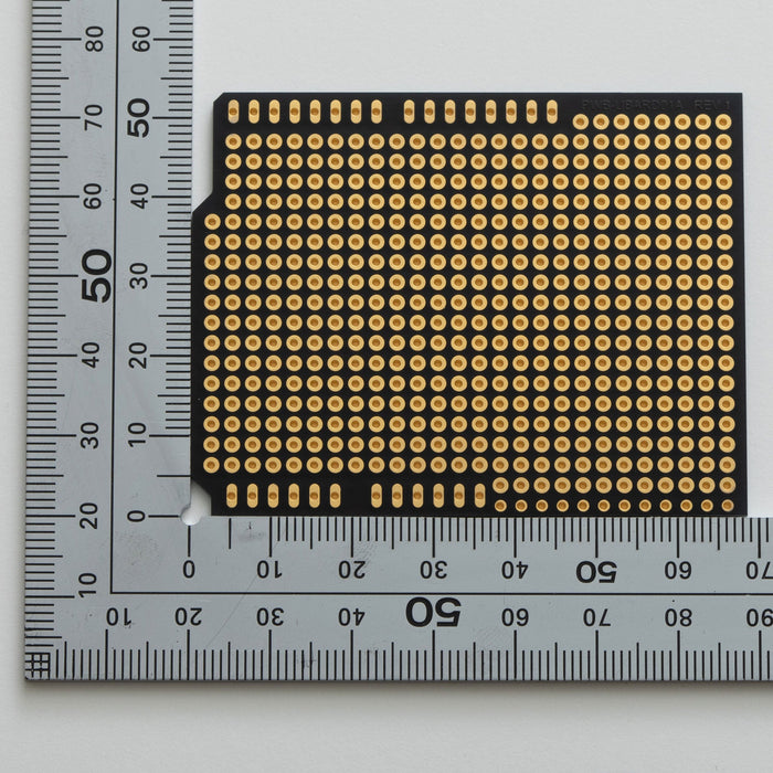 写真：For Arduino Duemilanove（黒色）（UB-ARD01）：部品面
